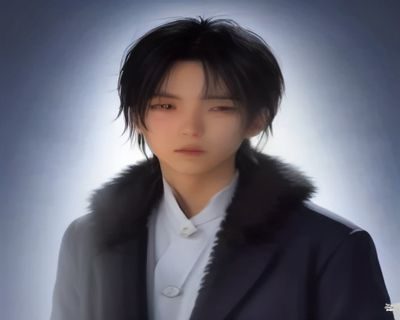 御姐二次元代表角色：精致五官配高挑身形，西装外套利落剪裁，眼神俯视，典型御姐人设穿搭风格