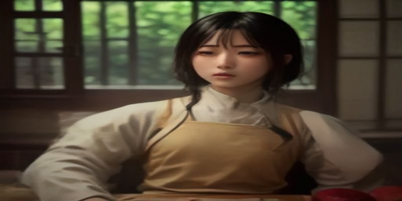 御姐风格经典形象：黑色长裙、冷静眼神、侧身站立于昏暗走廊，背光剪影气场沉静高级，御姐穿搭典范